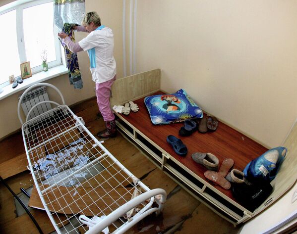Пансионат для престарелых затопило во Владивостоке