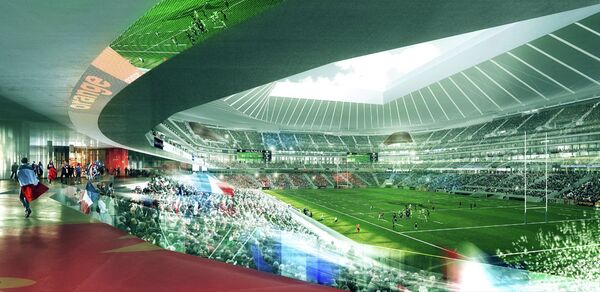 Проект регбийного стадиона во Франции