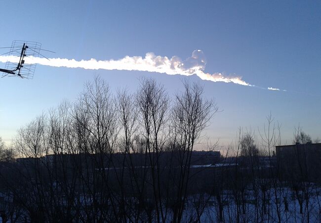 Метеоритный дождь прошел над Челябинской областью