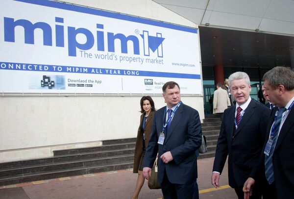 С.Собянин посетил Международную выставку MIPIM-2013 в Каннах