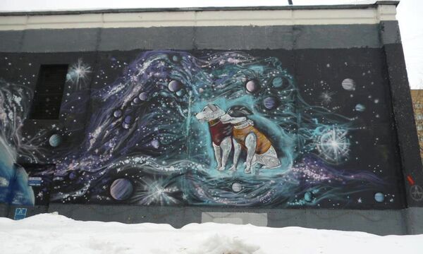 История, люди и природа в граффити Москвы