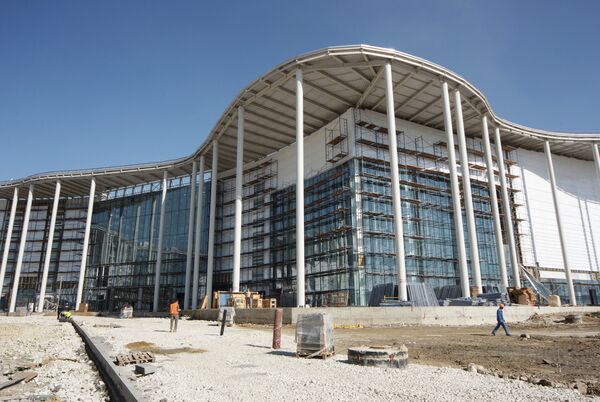 Строительство Главного Медиа Центра в Олимпийском парке в Сочи