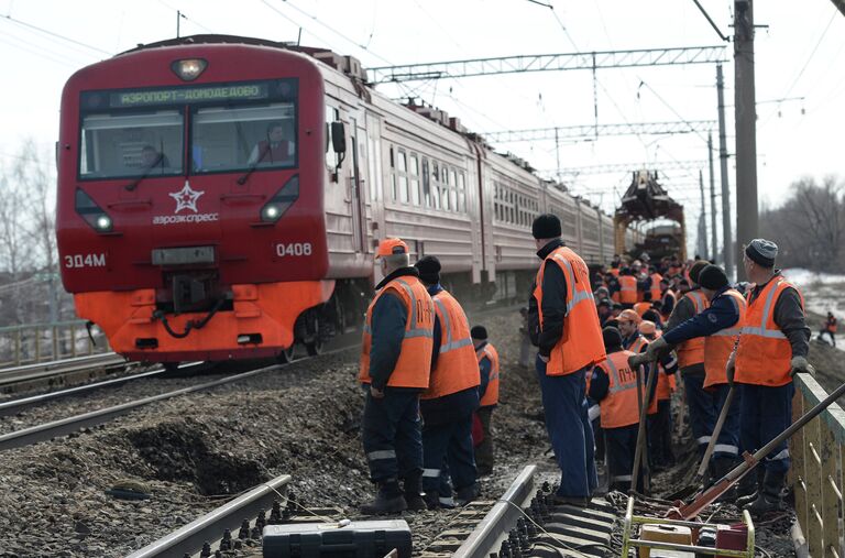 Ликвидация последствий ДТП на Каширском шоссе в Подмосковье