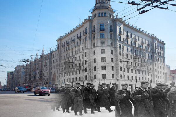 Декабрь 1941 года. Маршевые роты отправляются из Москвы на фронт