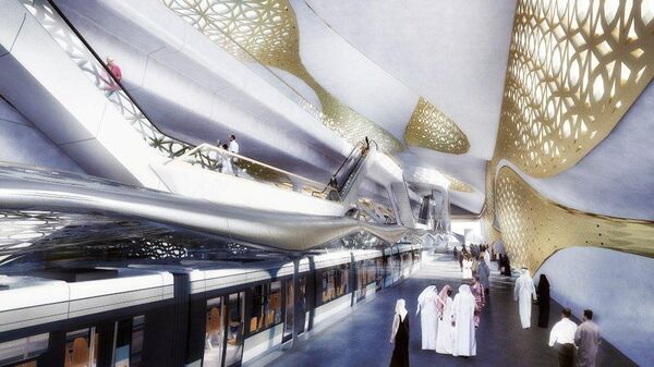 Проект станции метро в Эр-Рияде, Саудовская Аравия