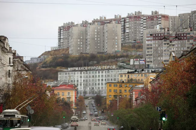 Панорама города и порта со смотровой площадки