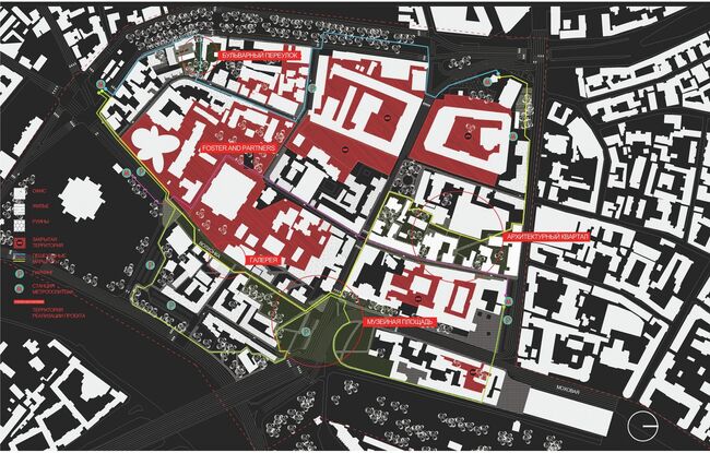 Каким архитекторы видят музейный кластер у стен Кремля в Москве