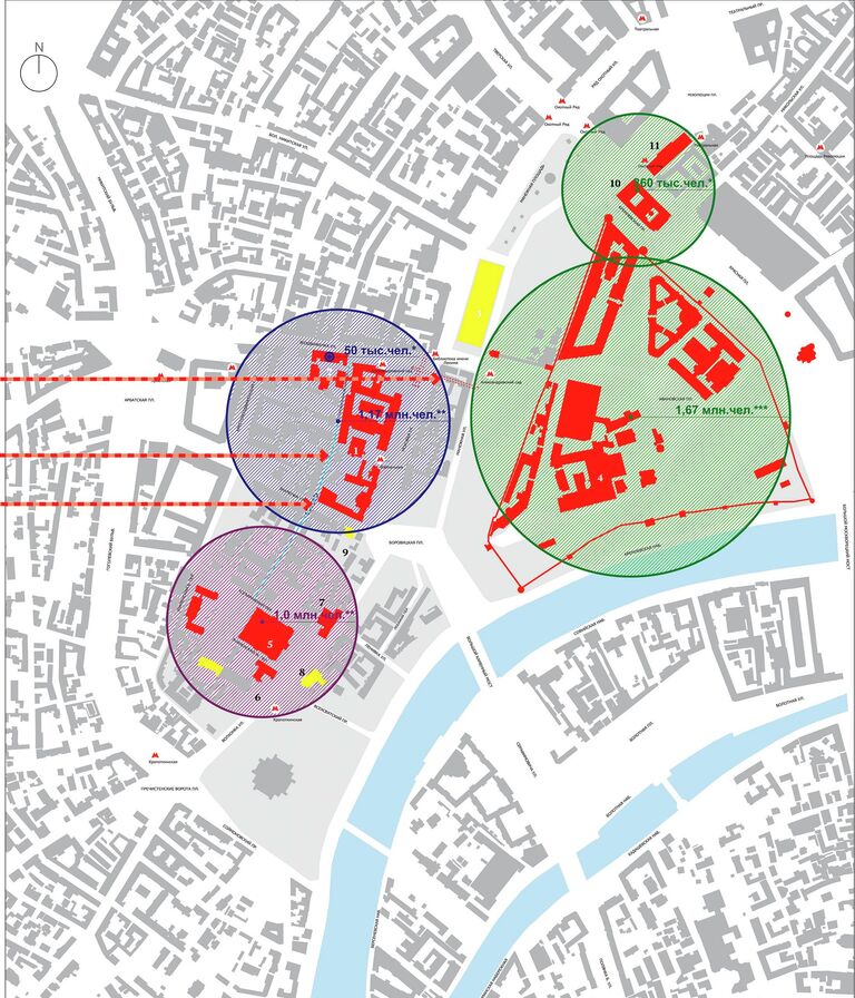 Каким архитекторы видят музейный кластер у стен Кремля в Москве