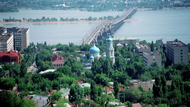 Вид на город Саратов