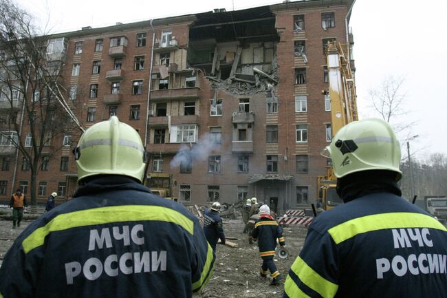 Взрыв бытового газа в жилом доме в подмосковных Бронницах