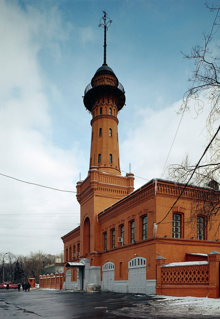 Полицейская пожарная часть с башней-каланчей в Сокольниках