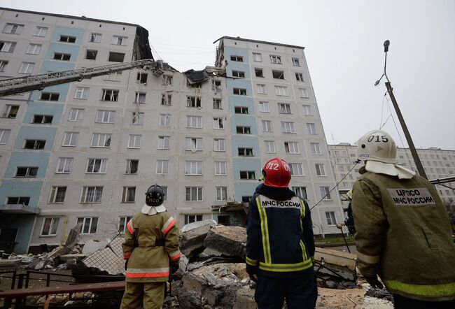 Взрыв газа произошел в девятиэтажке в Подмосковье