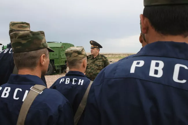 Заместитель командующего РВСН генерал-лейтенант Виталий Линник. Оренбургская Краснознаменная ракетная дивизия РВСН