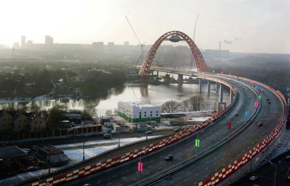 Новый вантово-пилонный мост – Живописный