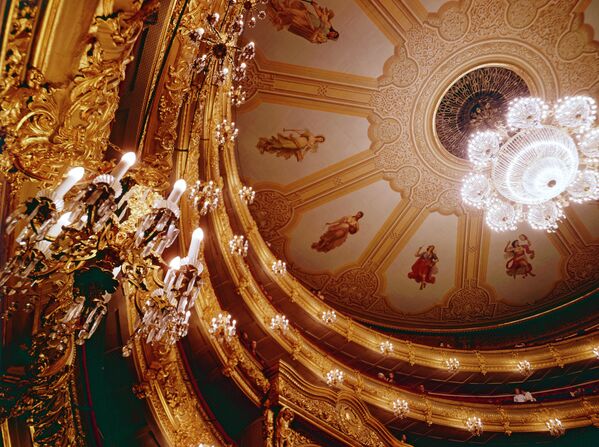 Внутреннее убранство Государственного академического Большого театра СССР