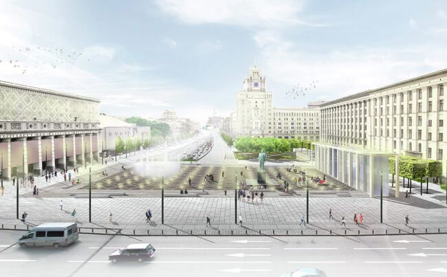 проект реконструкции Триумфальной площади компании ST Raum a