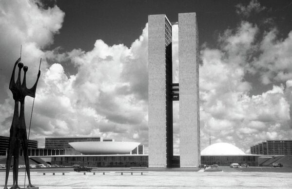 Вид на Национальный Конгресс Бразилии