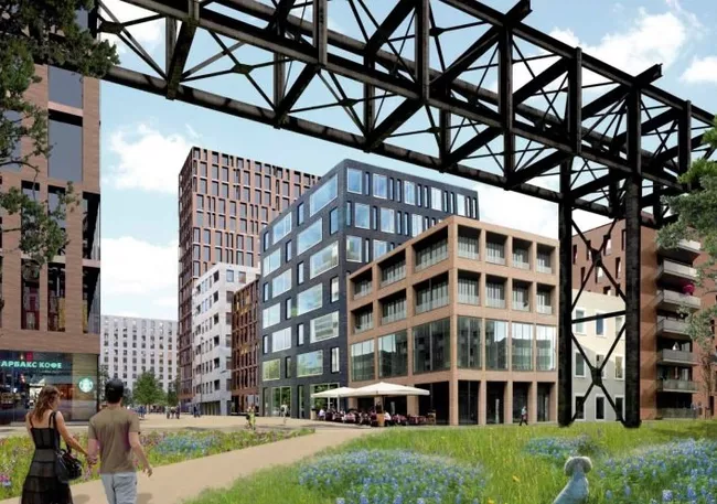 Концепция развития промзоны «Серп и Молот», разработанная архбюро MVRDV