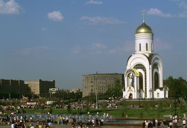 Храм Святого великомученика Георгия Победоносца в Парке Победы