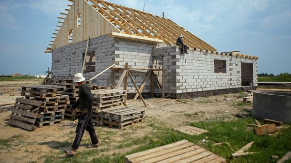 Cтроительство домов для пострадавших от паводка в Амурской области