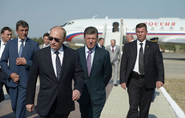 Рабочая поездка В.Путина в Крымский федеральный округ