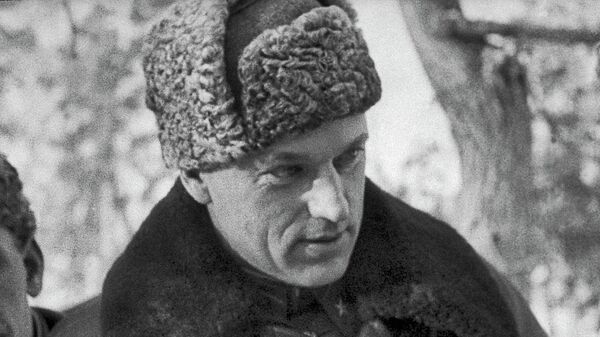 Генерал-лейтенант К.Рокоссовский в дни войны