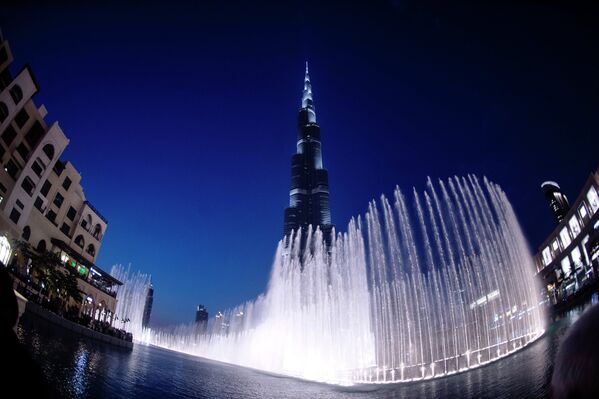 Небоскреб Бурдж-Халифа в Дубае