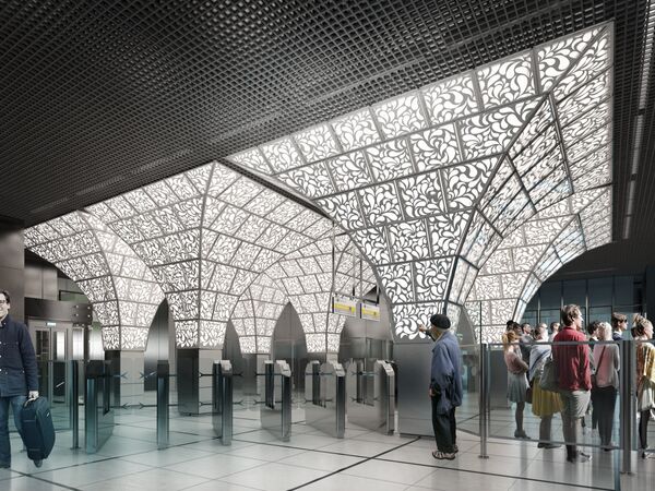 Станция метро Новопеределкино, United Riga Architects
