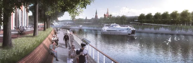 Проект развития територий Москвы-реки бюро TURENSCAPE Проект развития територий Москвы-реки бюро TURENSCAPE