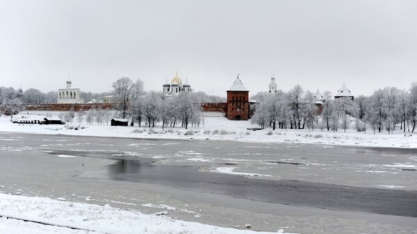 Зима в Великом Новгороде. Архивное фото