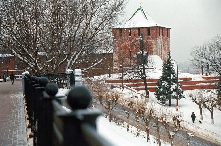 Нижегородский кремль со стороны Верхней Волжской набережной