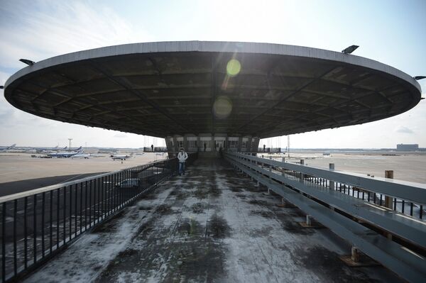 Подготовка к сносу терминала B московского аэропорта Шереметьево
