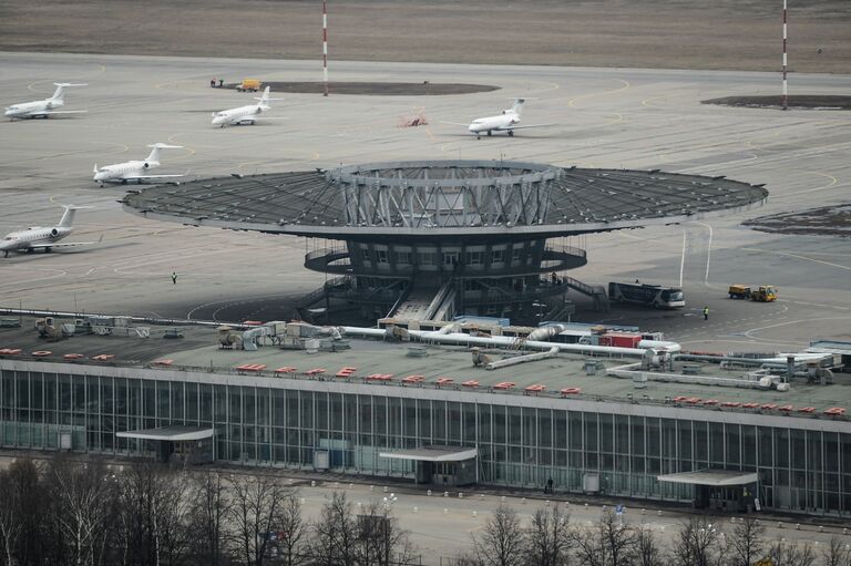 Подготовка к сносу терминала B московского аэропорта Шереметьево