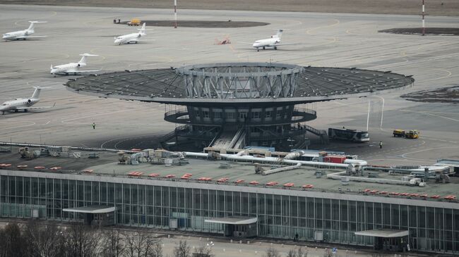 Подготовка к сносу терминала B московского аэропорта Шереметьево