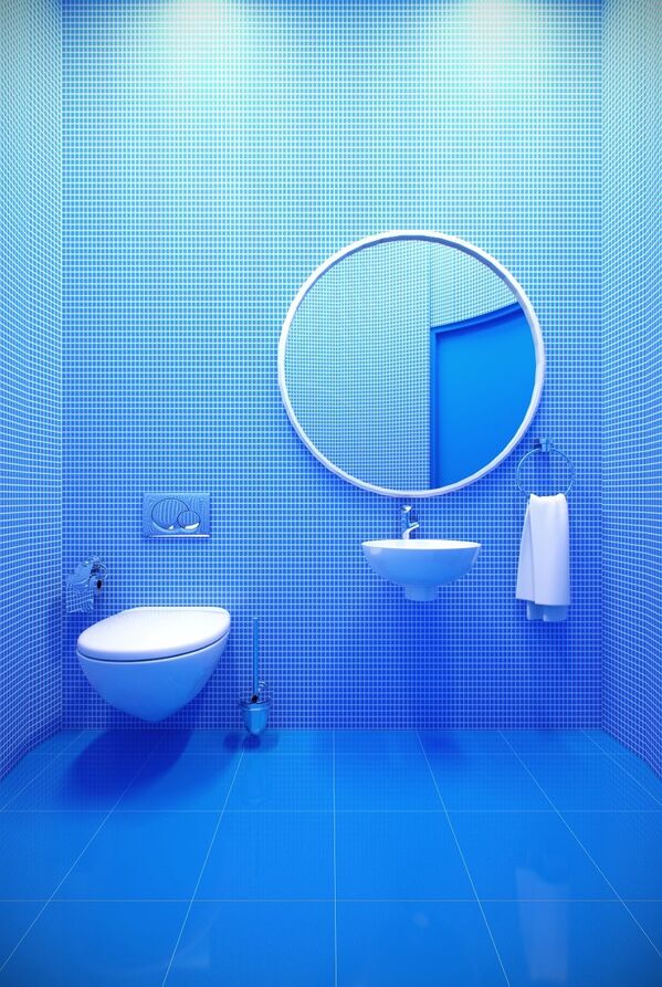 туалетная комната архбюро Победа дизайна