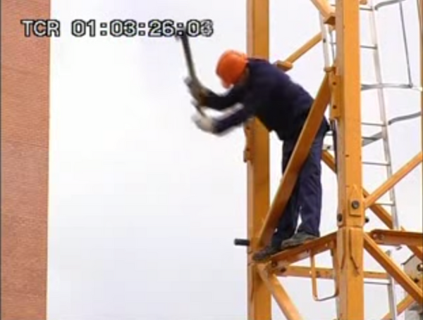 Как устанавливают башенный кран