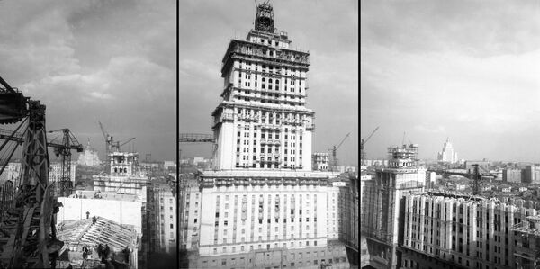 Строительство гостиницы Украина в Москве