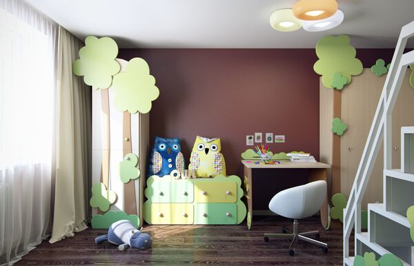 Одни дома: как оформить детскую комнату на летние каникулы