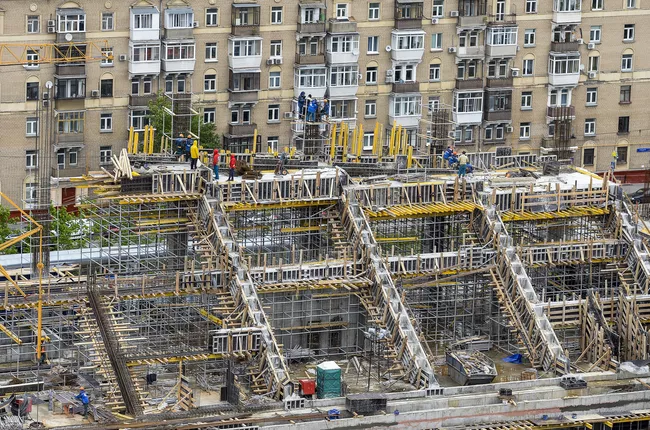 Строительство стадиона ЦСКА в Москве