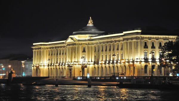 Российская академия художеств в Петербурге. Архивное фото