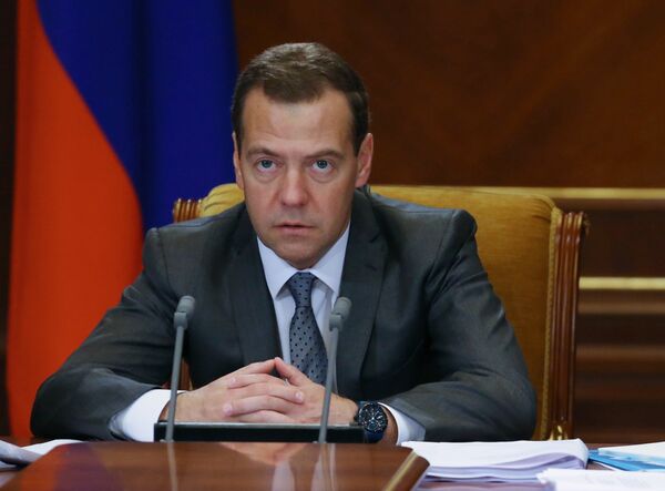 Премьер-министр РФ Д.Медведев