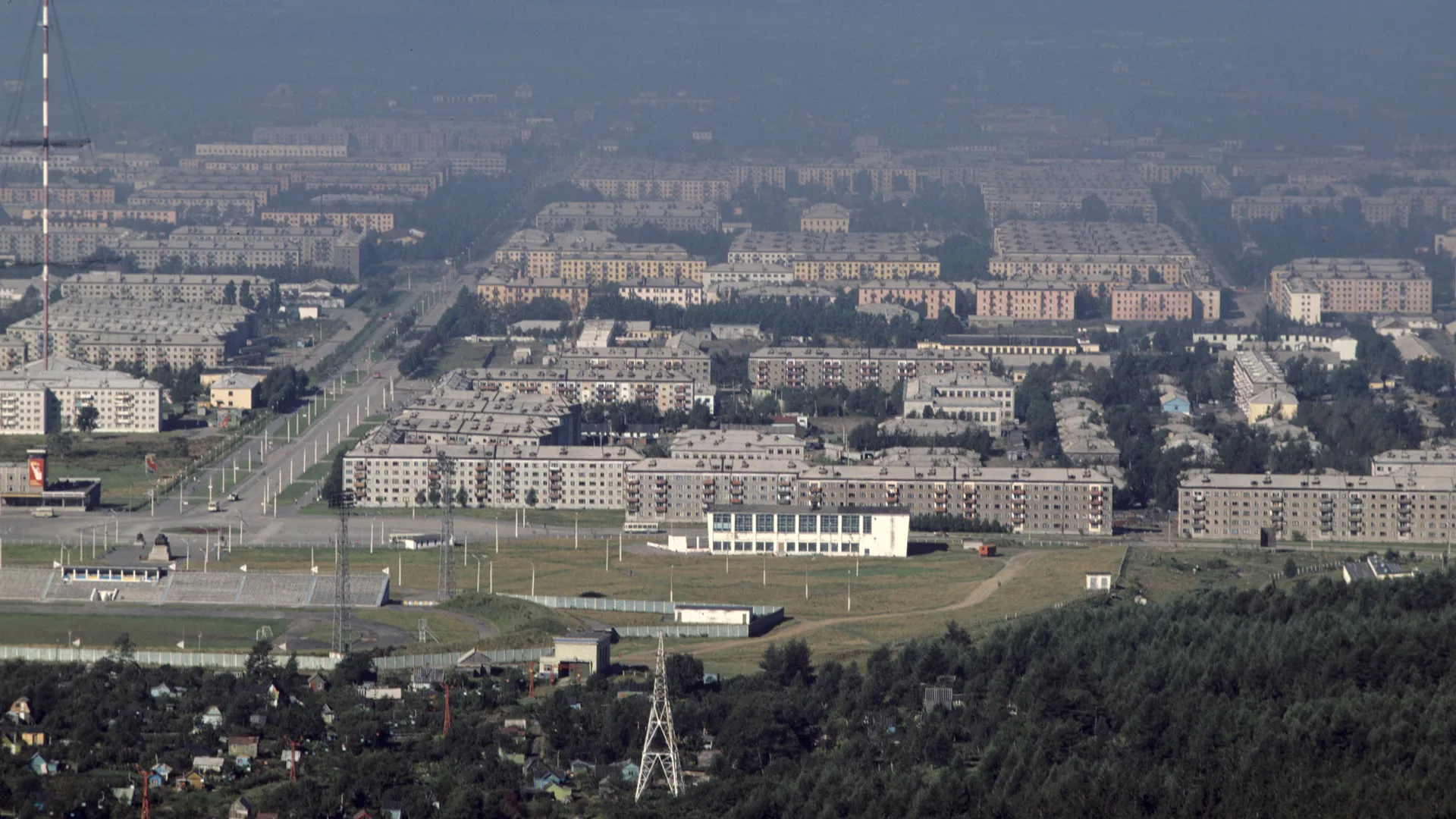 Вид на город Южно-Сахалинск - РИА Новости, 1920, 23.01.2021