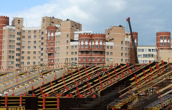 Строительство стадиона Динамо