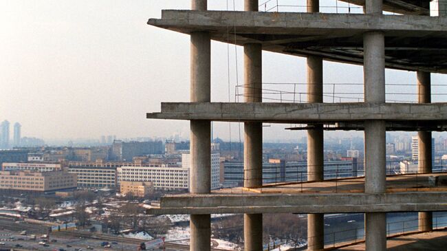 Строительство офисных зданий в комплексе Москва-Сити