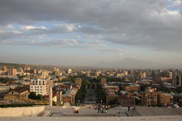 Панорама Еревана (Армения)