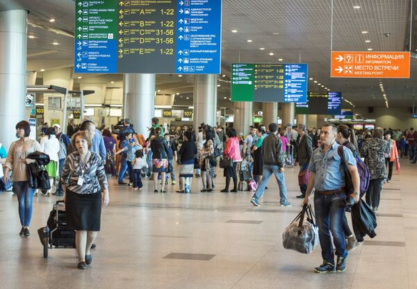 Открытие нового сегмента пассажирского терминала в аэропорту Домодедово