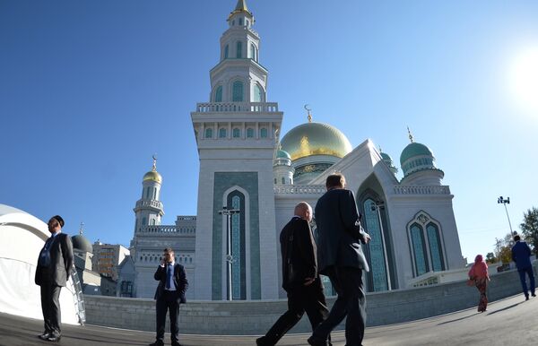 Открытие после реставрации главной мечети Москвы Открытие после реставрации главной мечети Москвы