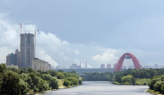 Мост Живописный в Серебряном бору