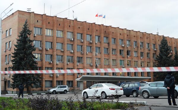 Здание городской администрации подмосковного Красногорска