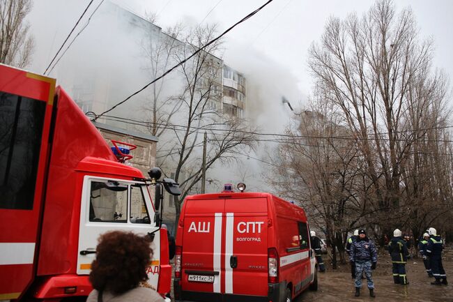 Взрыв бытового газа в многоэтажном доме в Волгограде